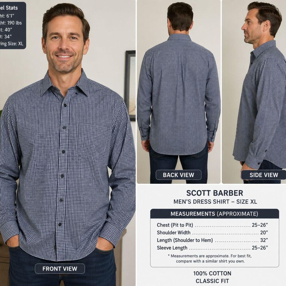 Scott Men's Blue and Navy Shirt